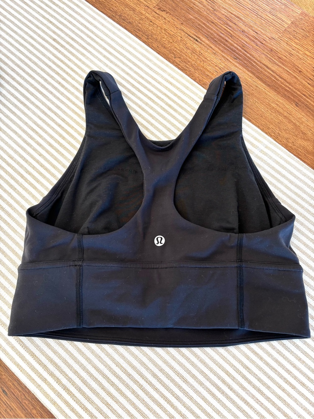 🍋lululemon athletica Black high impact Women's Racerback Sports Bra